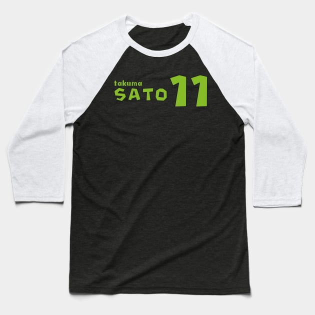 Takuma Sato '23 Baseball T-Shirt by SteamboatJoe